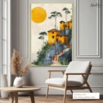 Golden Path Canvas Wall Art - Image 5