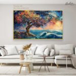 Midnight Bloom Canvas Wall Art - Image 5