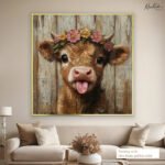 Bloom & Moo Canvas Wall Art - Image 5