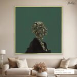 Stone Mosaic Muse Canvas Wall Art - Image 5