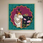 Auspicious Cow Canvas Wall Art - Image 5