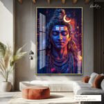 The Meditating Shiva Acrylic Wall Art - Image 5
