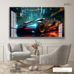 The Midnight Car Acrylic Wall Art - Image 5