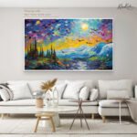 Midnight Surge Canvas Wall Art - Image 6