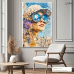 Lunar Lens Canvas Wall Art - Image 6