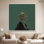 Stone Mosaic Muse Canvas Wall Art - Image 6