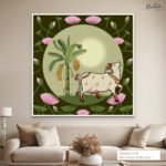 Kamadhenu Canvas Wall Art - Image 6