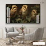 The Midnight Owls Acrylic Wall Art - Image 6