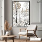 Whimsical Winter Canvas Wall Art - Image 7