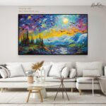 Midnight Surge Canvas Wall Art - Image 7