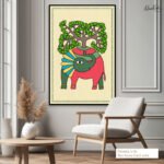 Tree Elephant Canvas Wall Art - Image 7
