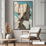 Stone Silence Canvas Wall Art - Image 7