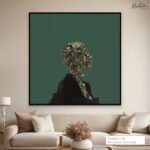 Stone Mosaic Muse Canvas Wall Art - Image 7