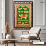 Shrinathji's Cows Canvas Wall Art - Image 7