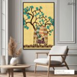 Deer Sheltern Canvas Wall Art - Image 7