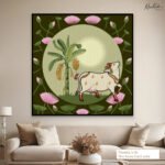 Kamadhenu Canvas Wall Art - Image 7