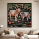 Lotus Pond Canvas Wall Art - Image 7