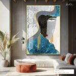 Woman's Face Acrylic Wall Art - Image 7