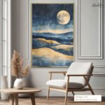 Indigo Sands Canvas Wall Art - Image 8