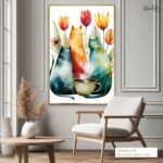 Whimsical Morning Canvas Wall Art - Image 8