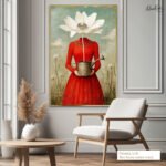Petal Head Canvas Wall Art - Image 8