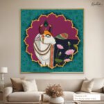Auspicious Cow Canvas Wall Art - Image 8