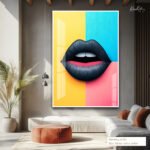 Pop Art Lips Acrylic Wall Art - Image 8