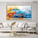 Azure Horizon Canvas Wall Art - Image 9