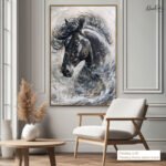 Celestial Stallion Canvas Wall Art - Image 9