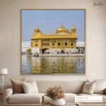 Golden Reflection Canvas Wall Art - Image 9