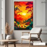 Jungle Majesty Canvas Wall Art - Image 9