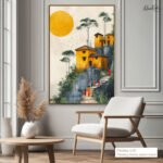 Golden Path Canvas Wall Art - Image 9