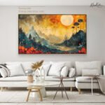 Celestial Meadow Canvas Wall Art - Image 9