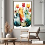 Whimsical Morning Canvas Wall Art - Image 9