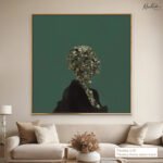 Stone Mosaic Muse Canvas Wall Art - Image 9