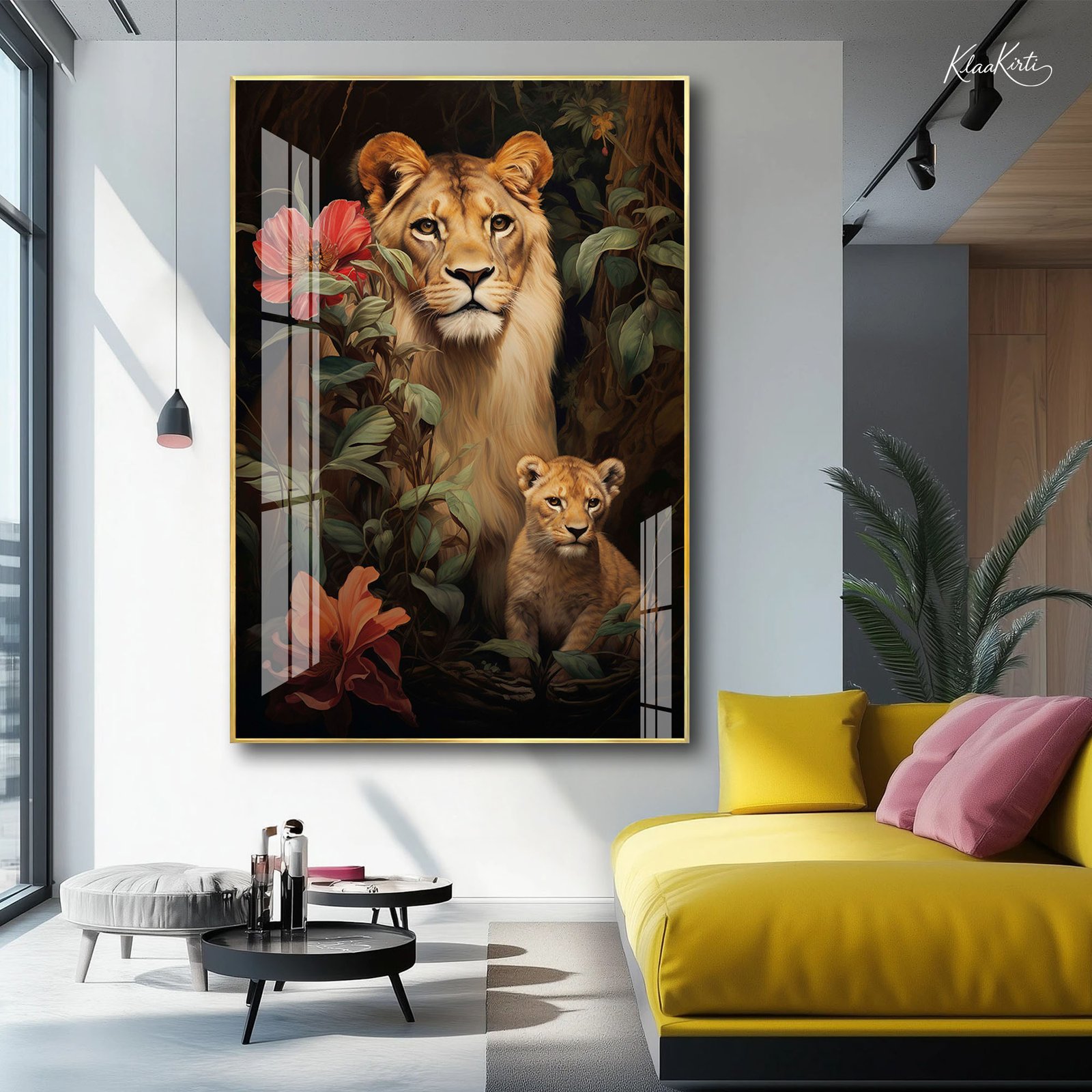 1 Lion King and Prince Acrylic Wall Art - Image 1