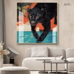 Black Panther Acrylic Wall Art
