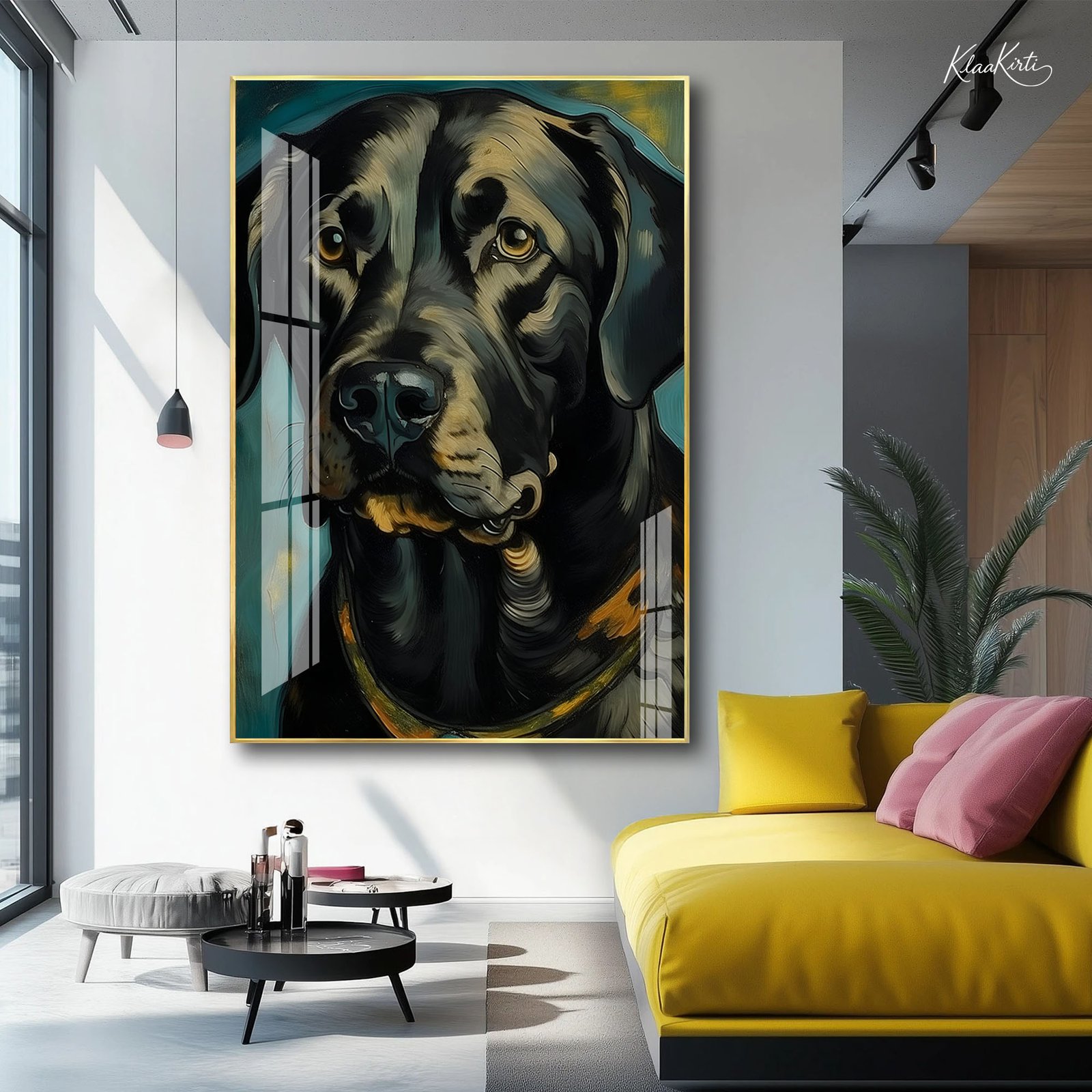 1 Dog Portrait Acrylic Wall Art - Image 1