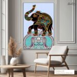 Royal Elephant Canvas Wall Art - Image 10