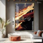 Sunset Lowrider Acrylic Wall Art - Image 10