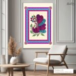 Folk Art Canvas Wall Art - Image 9