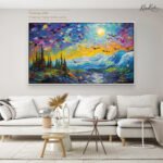 Midnight Surge Canvas Wall Art - Image 10