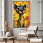 Solar Pup Canvas Wall Art - Image 10