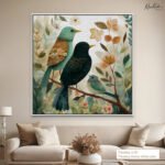 Whimsical Woodland Trio Canvas Wall Art - Image 10