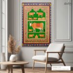 Shrinathji's Cows Canvas Wall Art - Image 10