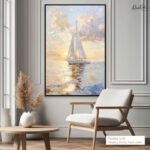Azure Horizon Canvas Wall Art - Image 11