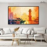 Golden Harbor Canvas Wall Art - Image 11