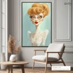 Retro Elegance Canvas Wall Art - Image 11
