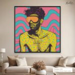 Psychedelic Pulse Canvas Wall Art - Image 11