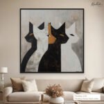 Sleek Shadows Canvas Wall Art - Image 11